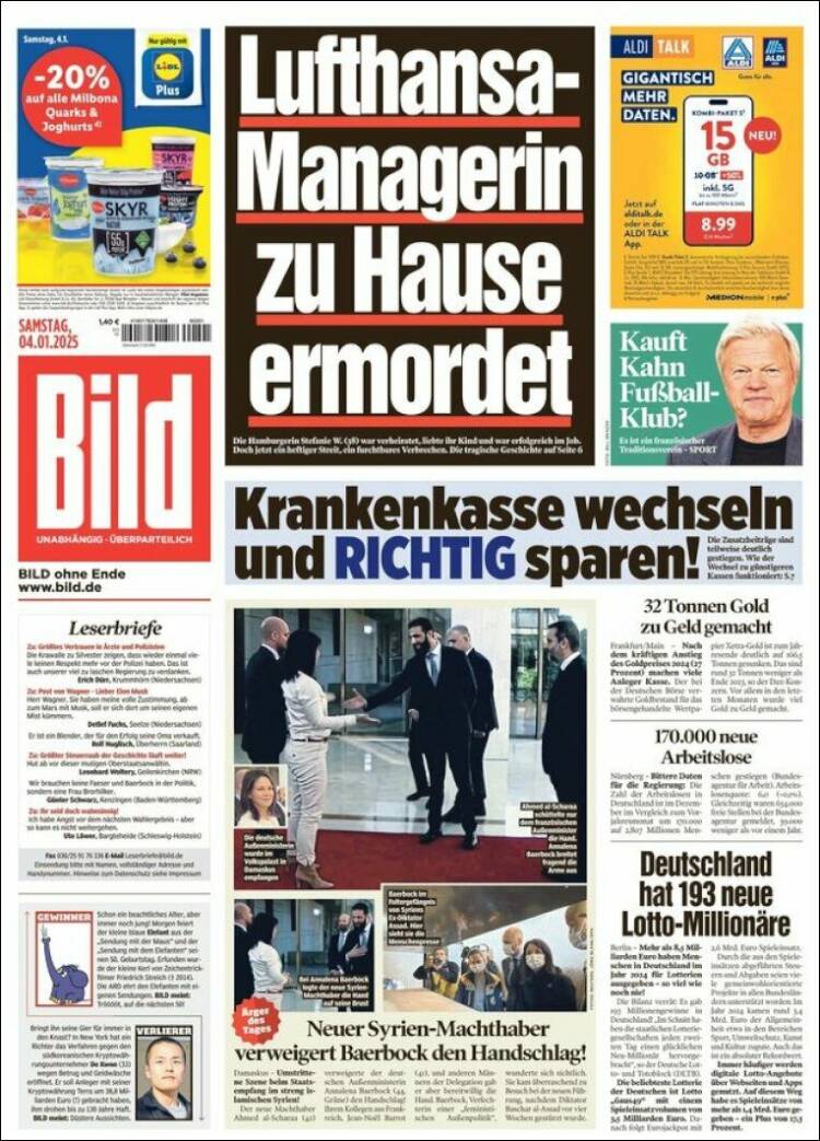 Portada de Bild (Alemania)