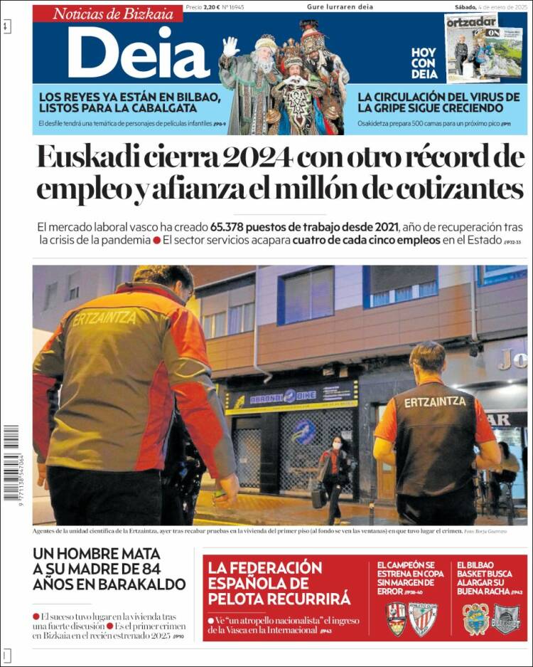 Portada de Deia (España)