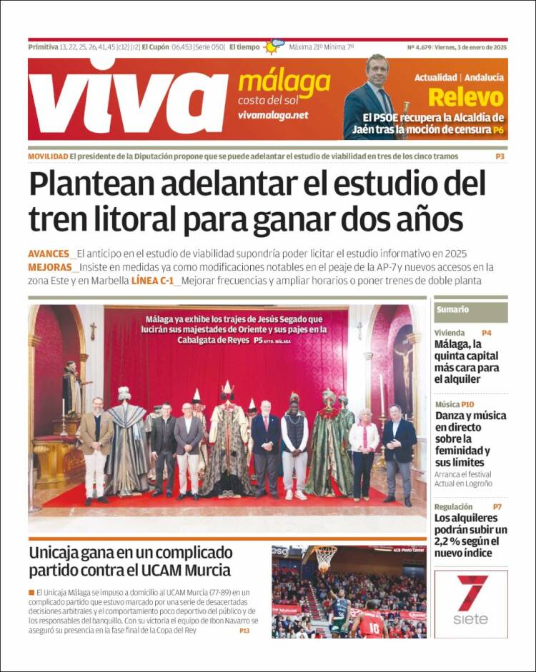 Portada de Viva Málaga (España)