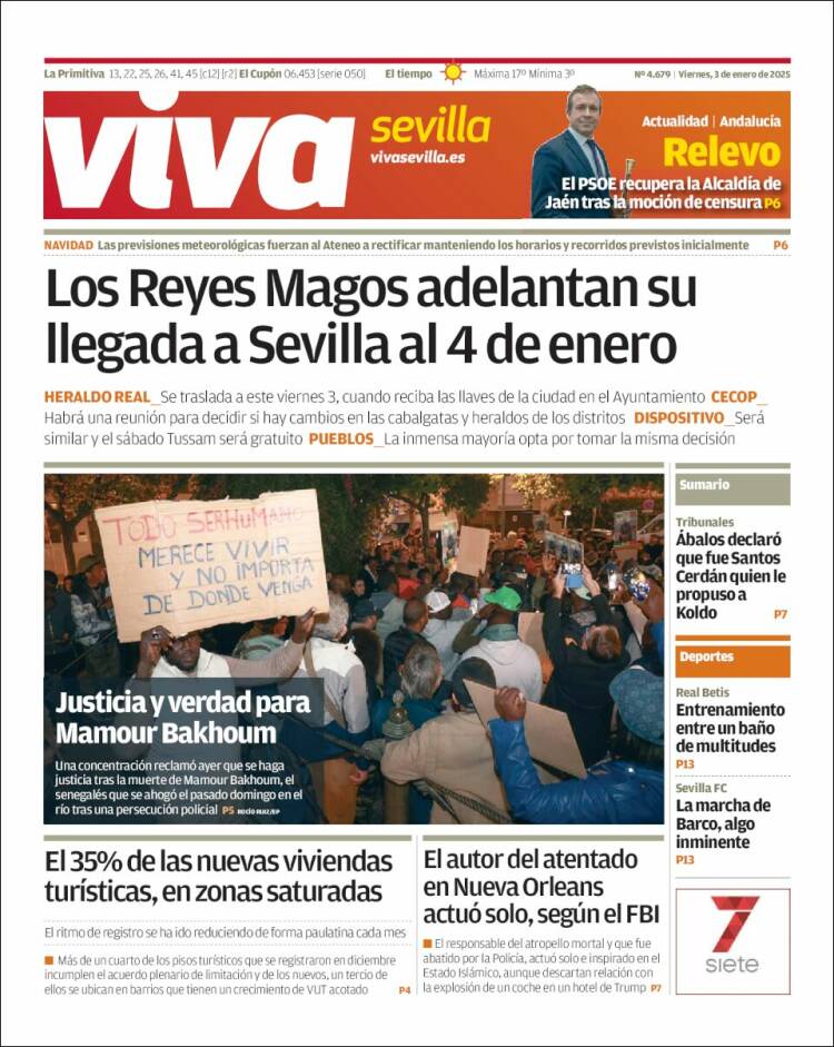Portada de Viva Sevilla (España)