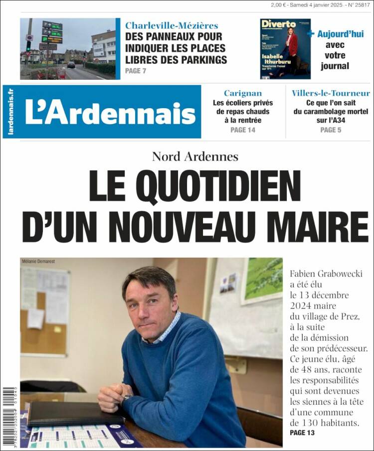 Portada de L'Ardenais (Francia)