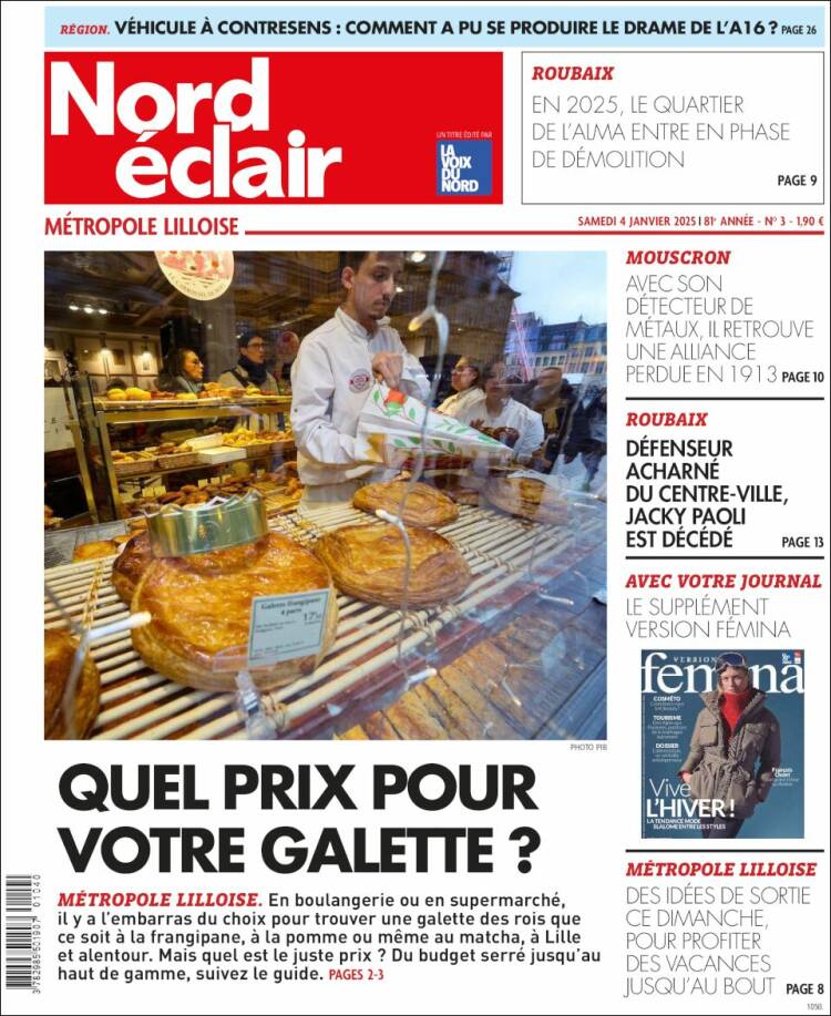 Portada de Nord Éclair (Francia)