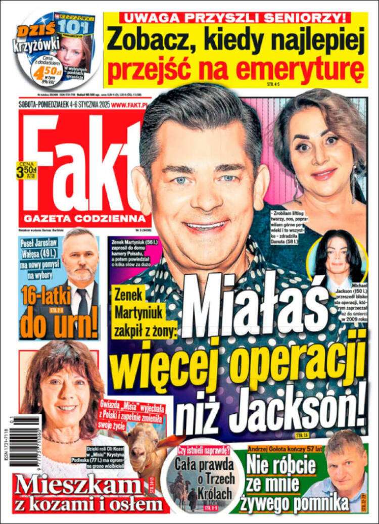 Portada de Fakt (Polonia)