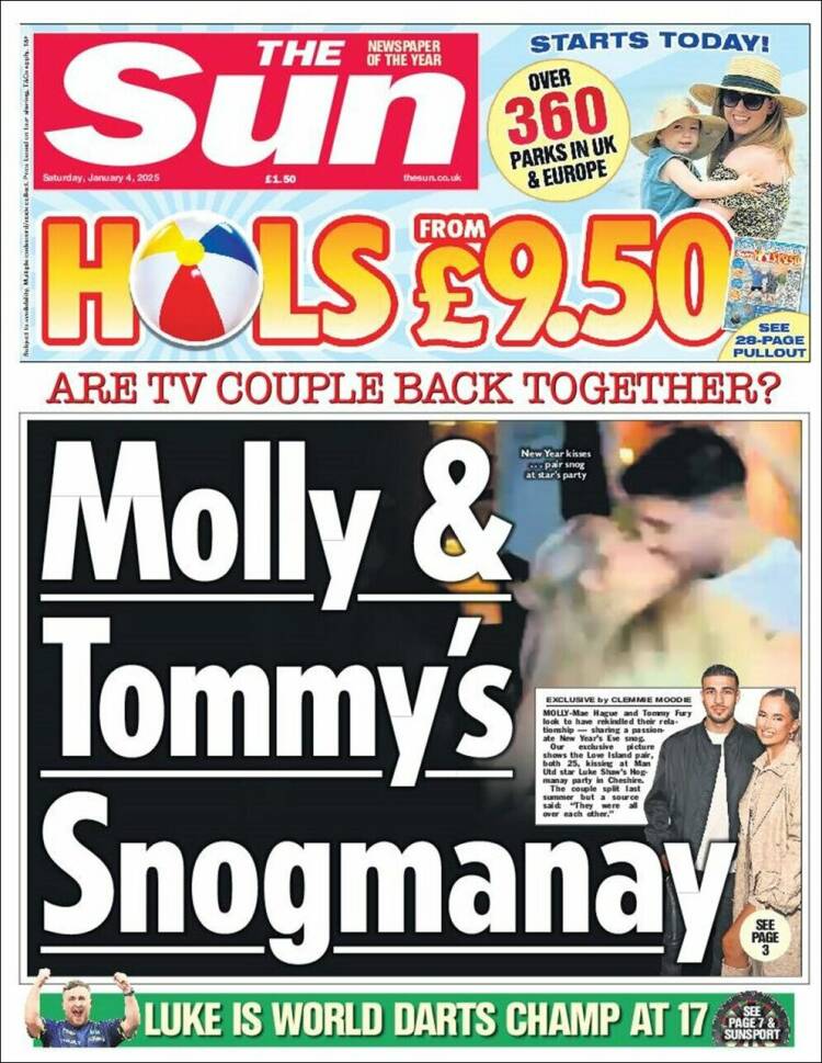 Portada de The Sun (Reino Unido)