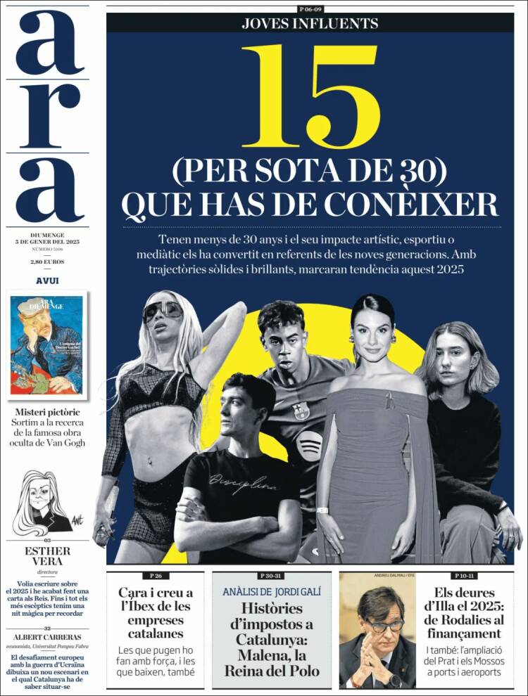 Portada de Ara (España)