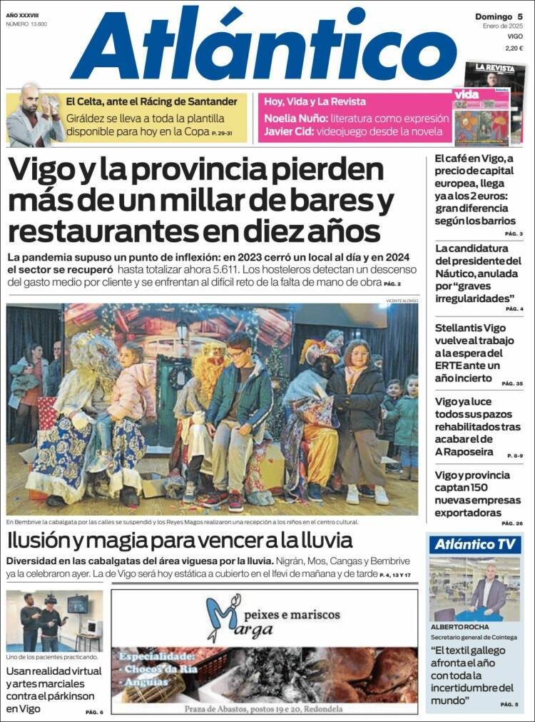 Portada de Atlántico Diario (España)