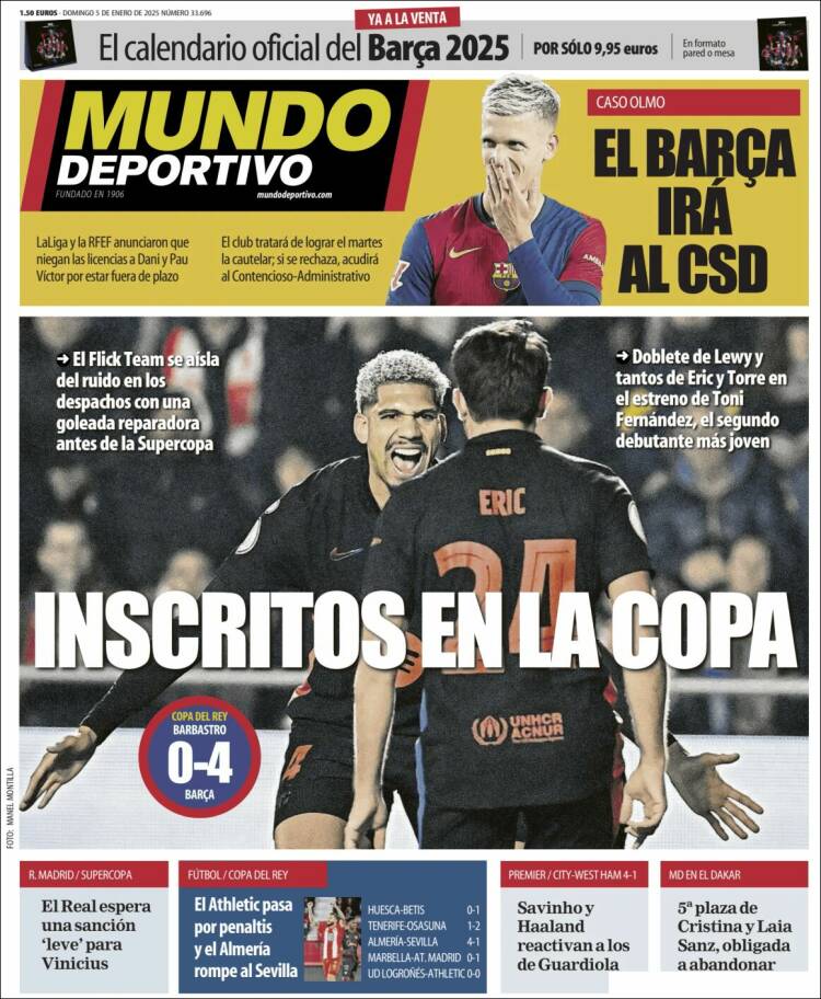 Portada de El Mundo Deportivo (España)