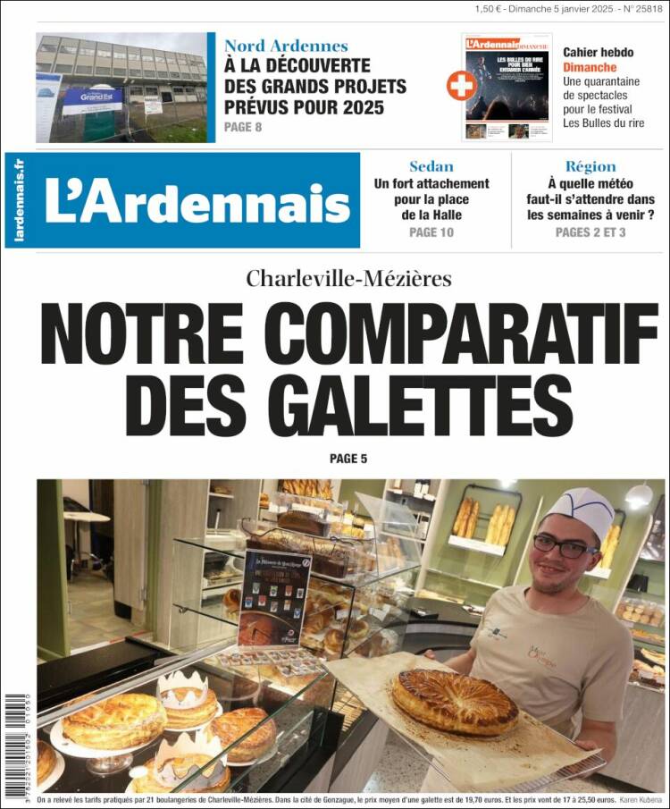 Portada de L'Ardenais (Francia)