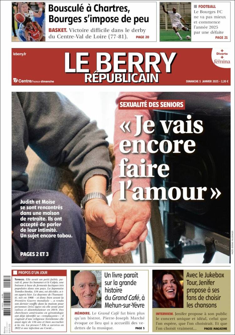 Portada de Berry Republicain (Francia)