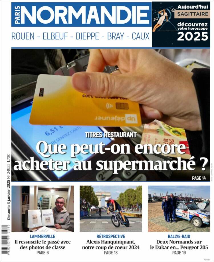 Portada de Paris Normandie (Francia)