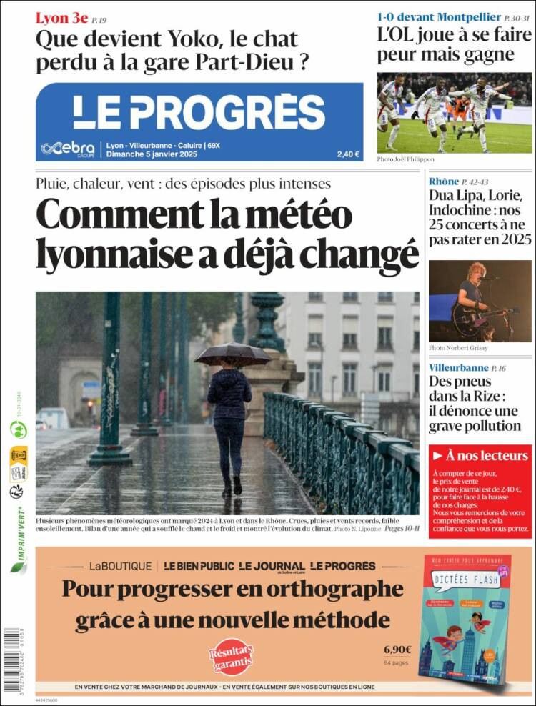 Portada de Progres de Fecamp (Francia)