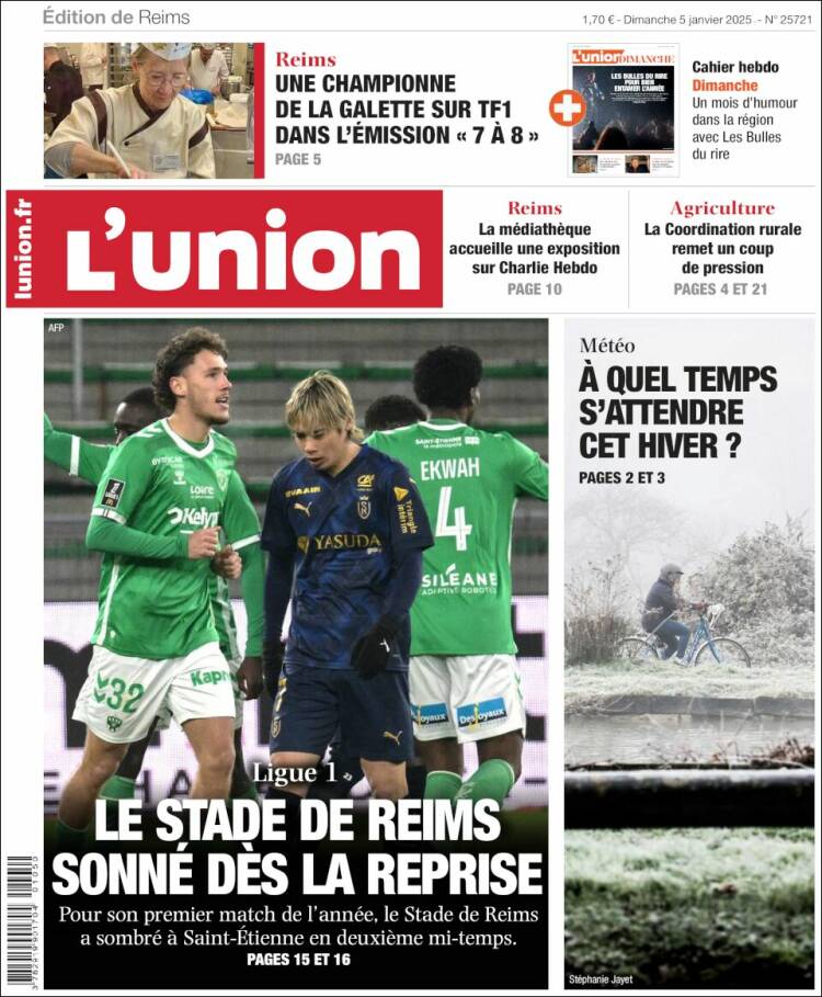 Portada de L'Union (Francia)