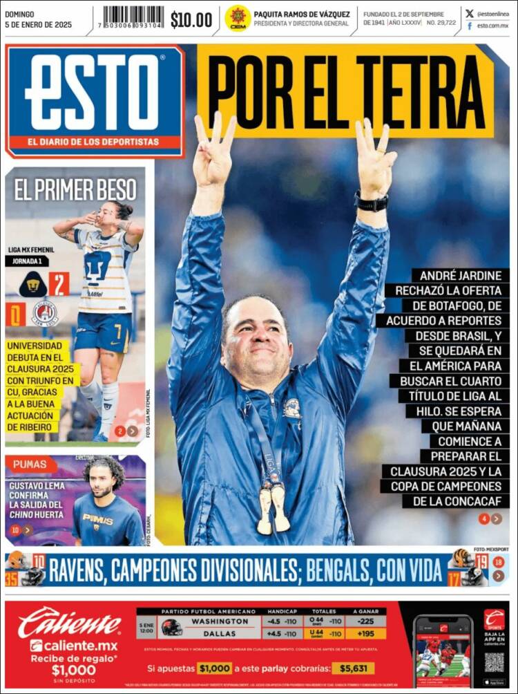 Portada de Esto (México)