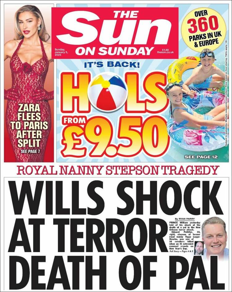 Portada de The Sun (Reino Unido)