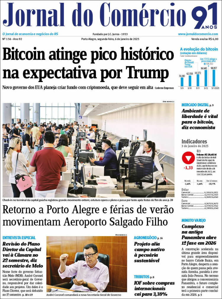 Portada de Jornal do Comércio (Brasil)