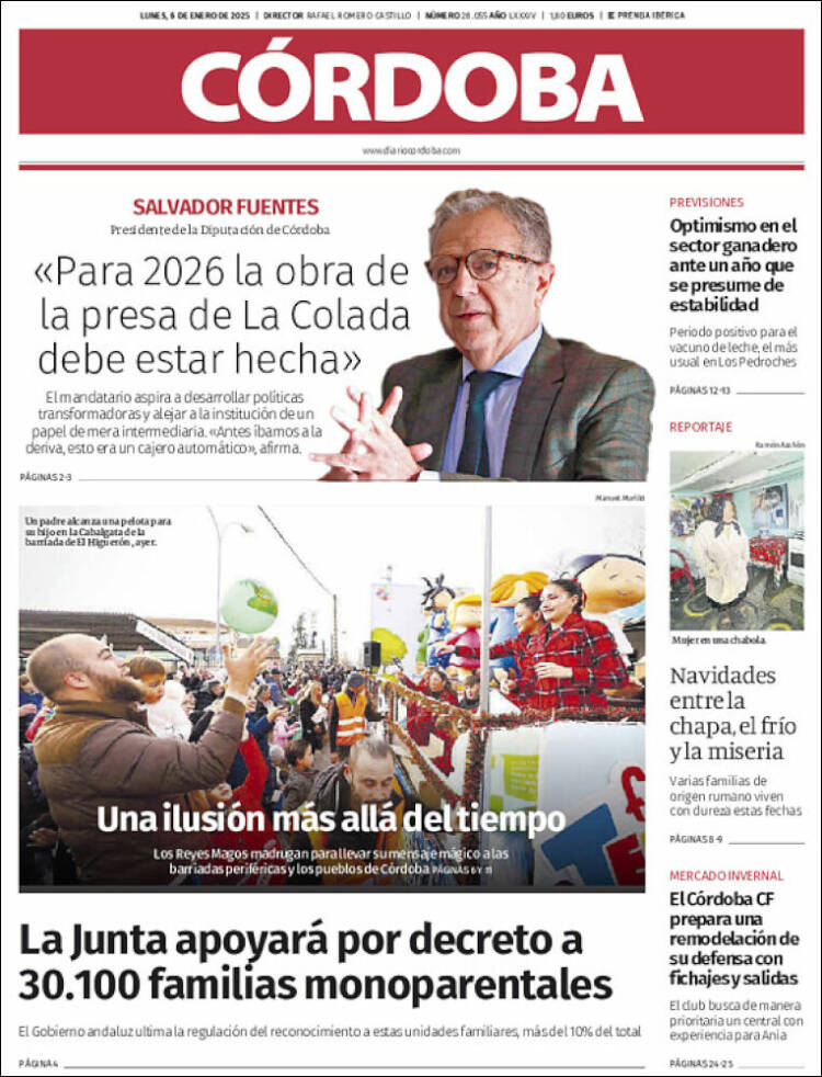 Portada de Diario de Córdoba (España)