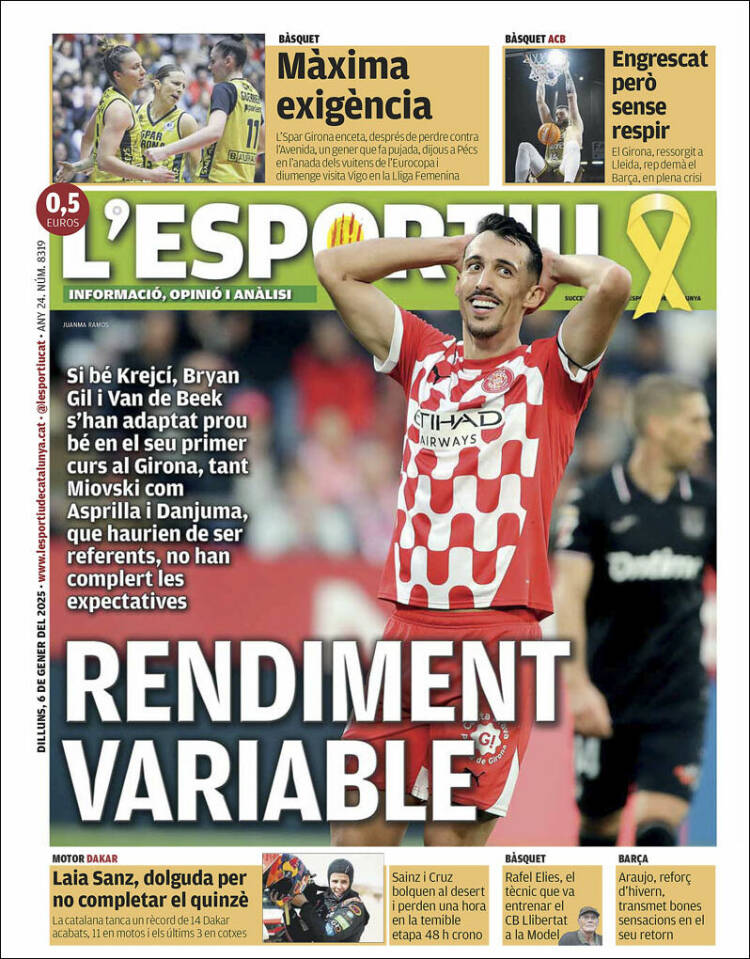 Portada de L'Esportiu : Girona (España)