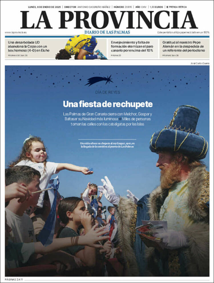 Portada de La Provincia (España)