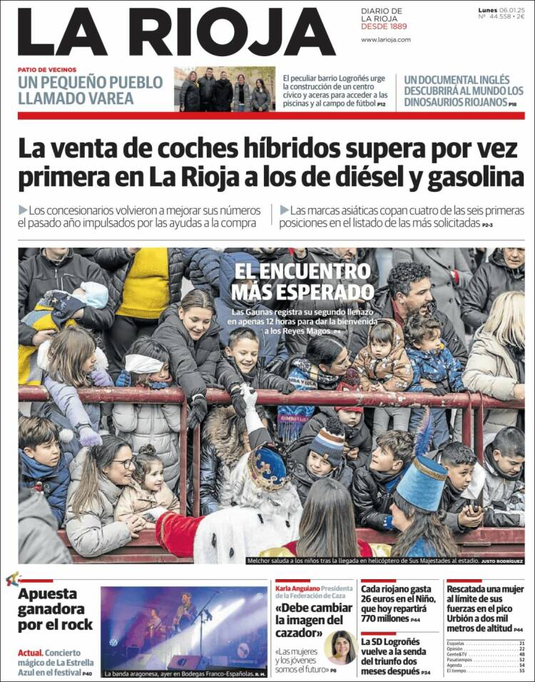 Portada de La Rioja (España)