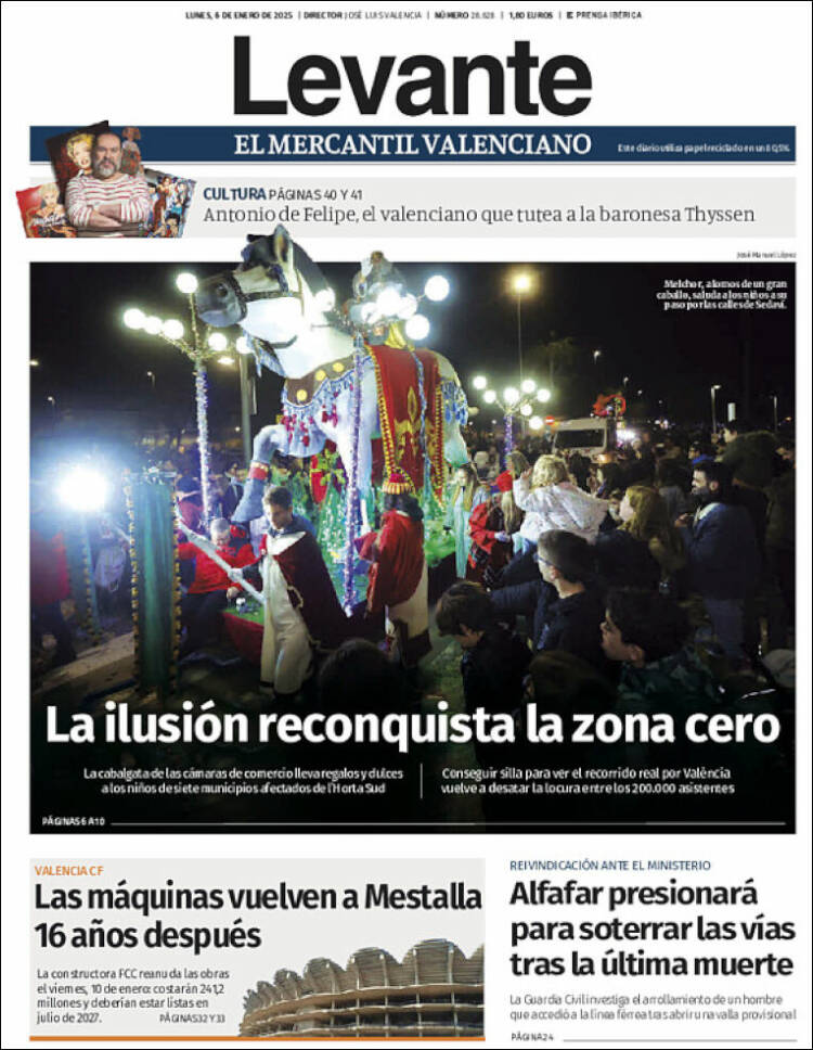 Portada de Levante (España)