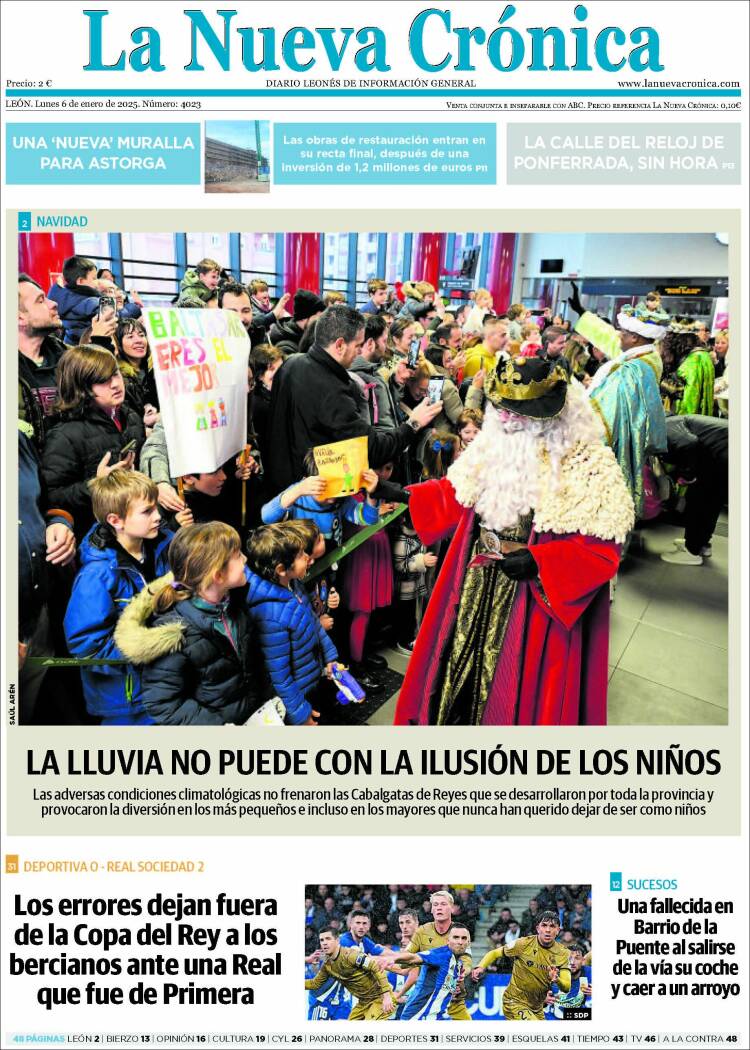 Portada de La Nueva Crónica (España)