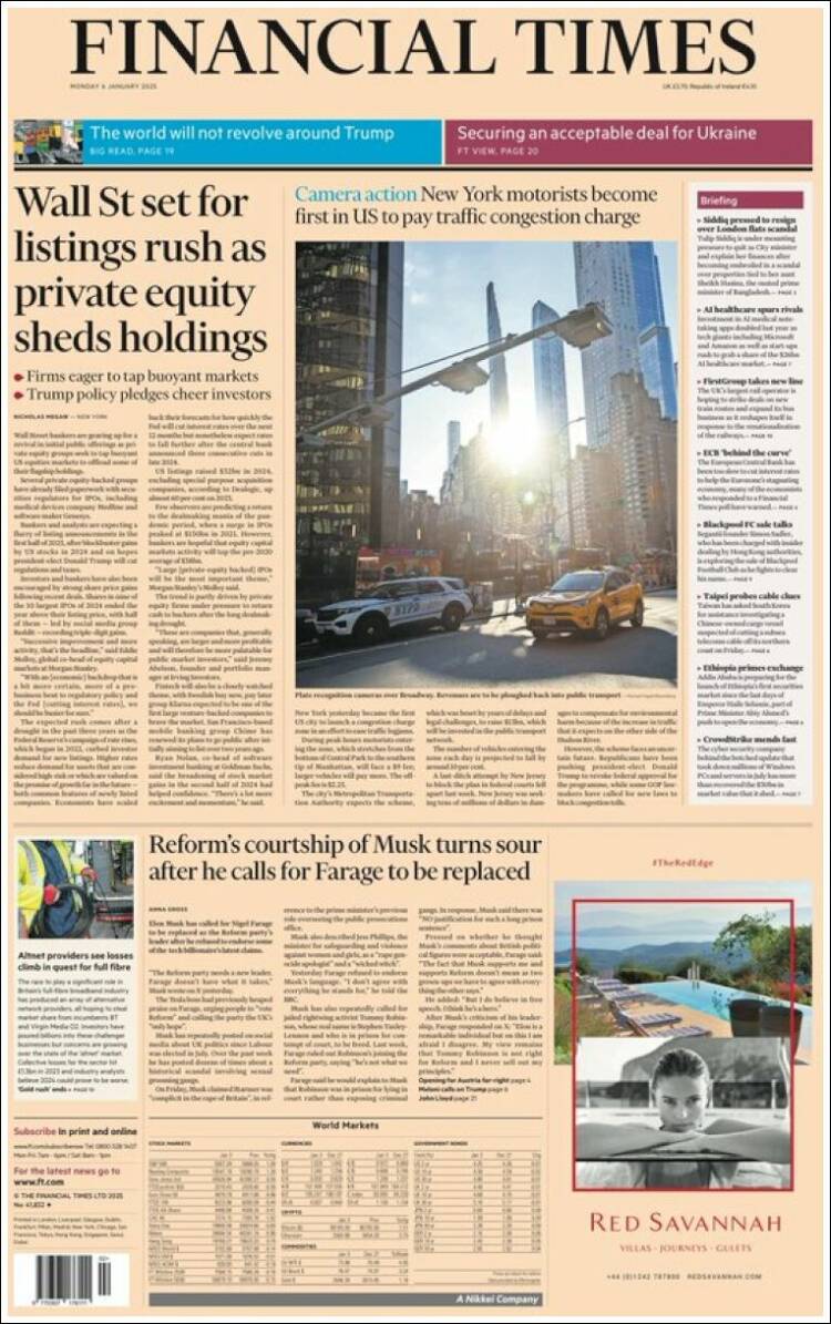 Portada de Financial Times (United Kingdom)