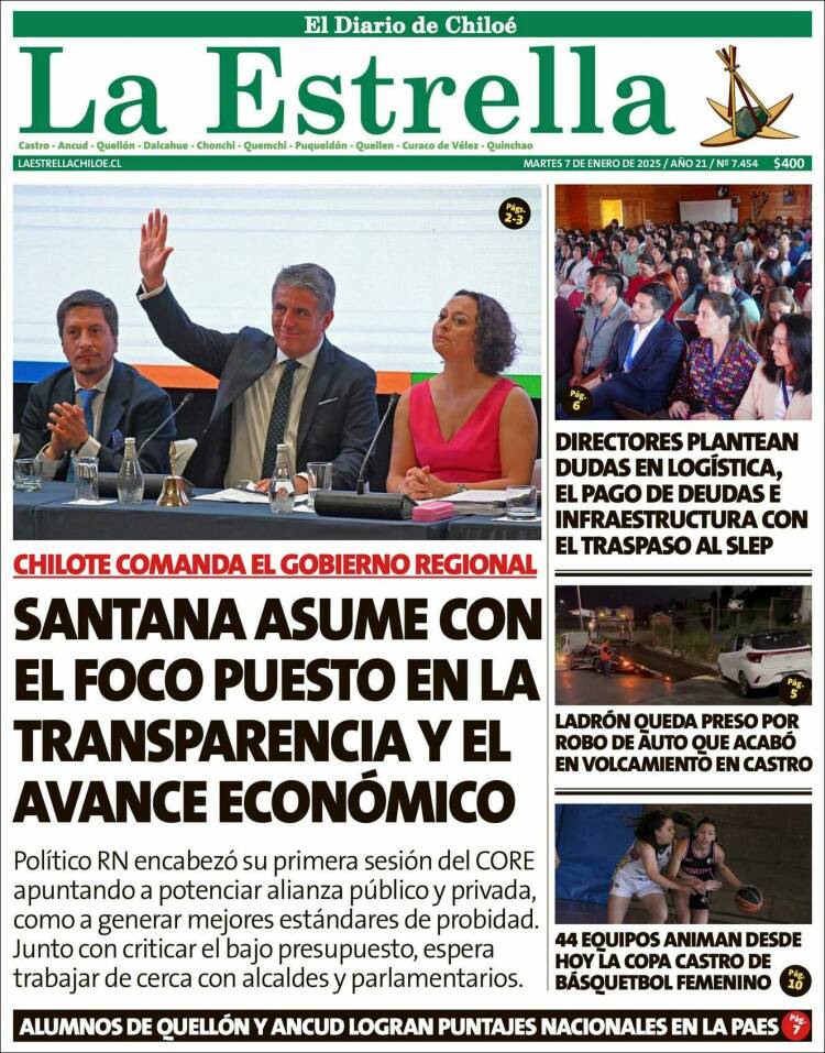 Portada de Estrella de Chiloé (Chile)
