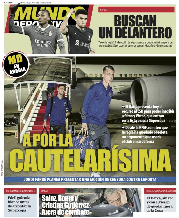 Portada de El Mundo Deportivo (España)