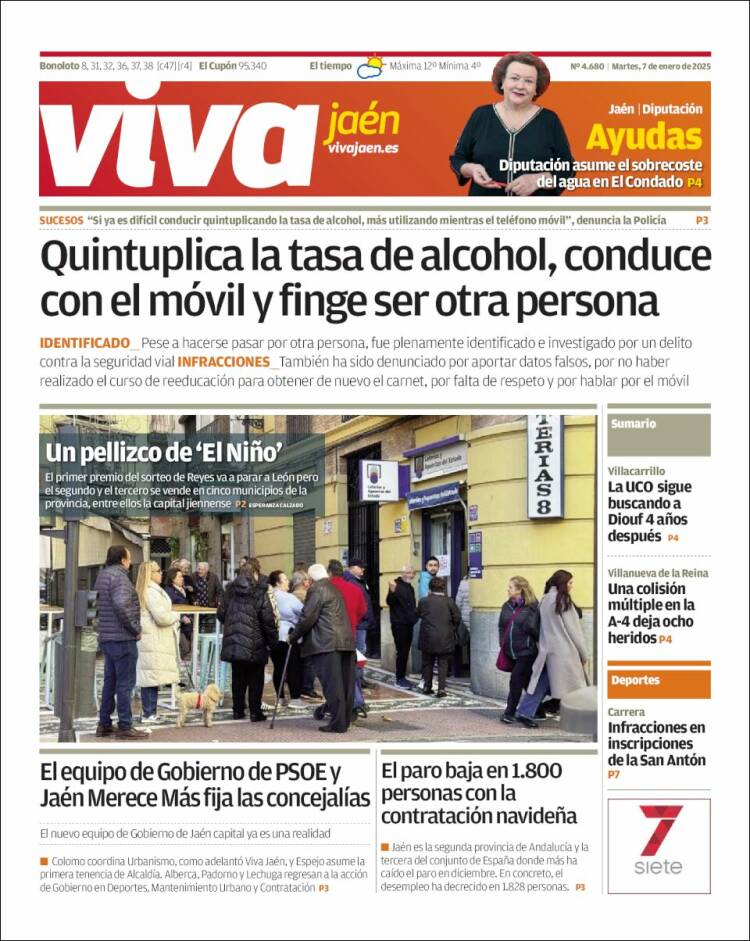 Portada de Viva Jaén (España)