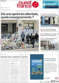 Portada de Ouest France (France)