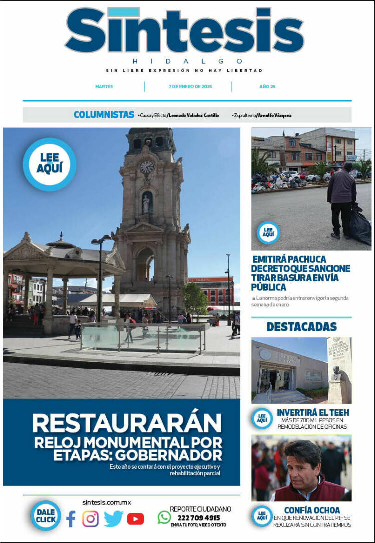 Portada de Sistesis - Hidalgo (México)