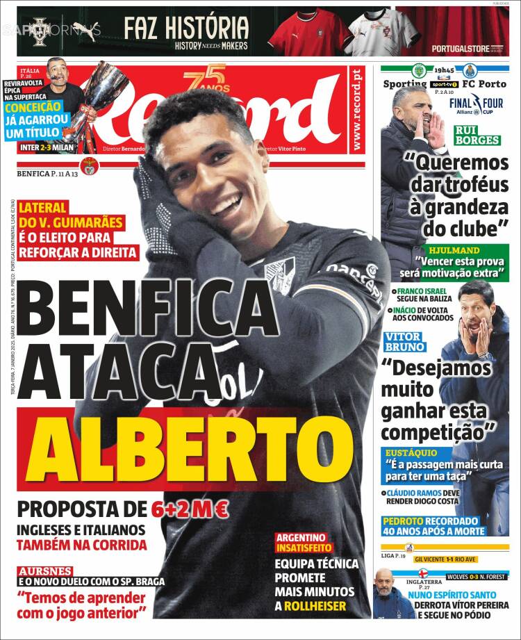Portada de Record (Portugal)