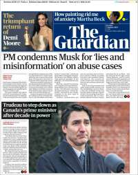 Portada de The Guardian (United Kingdom)