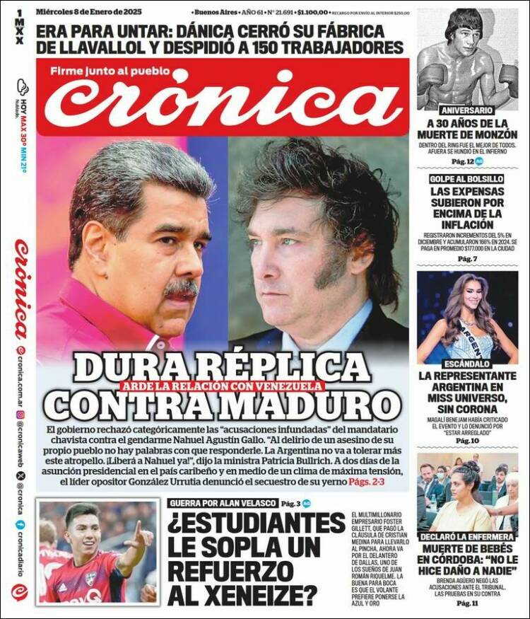 Portada de La Voz del Chaco (Argentina)
