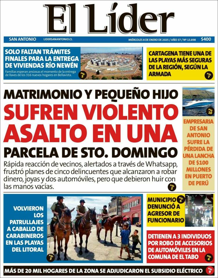 Portada de Lider de San Antonio (Chile)