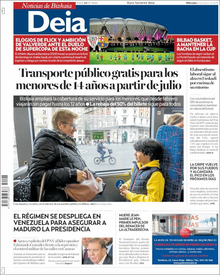 Portada de Deia (España)