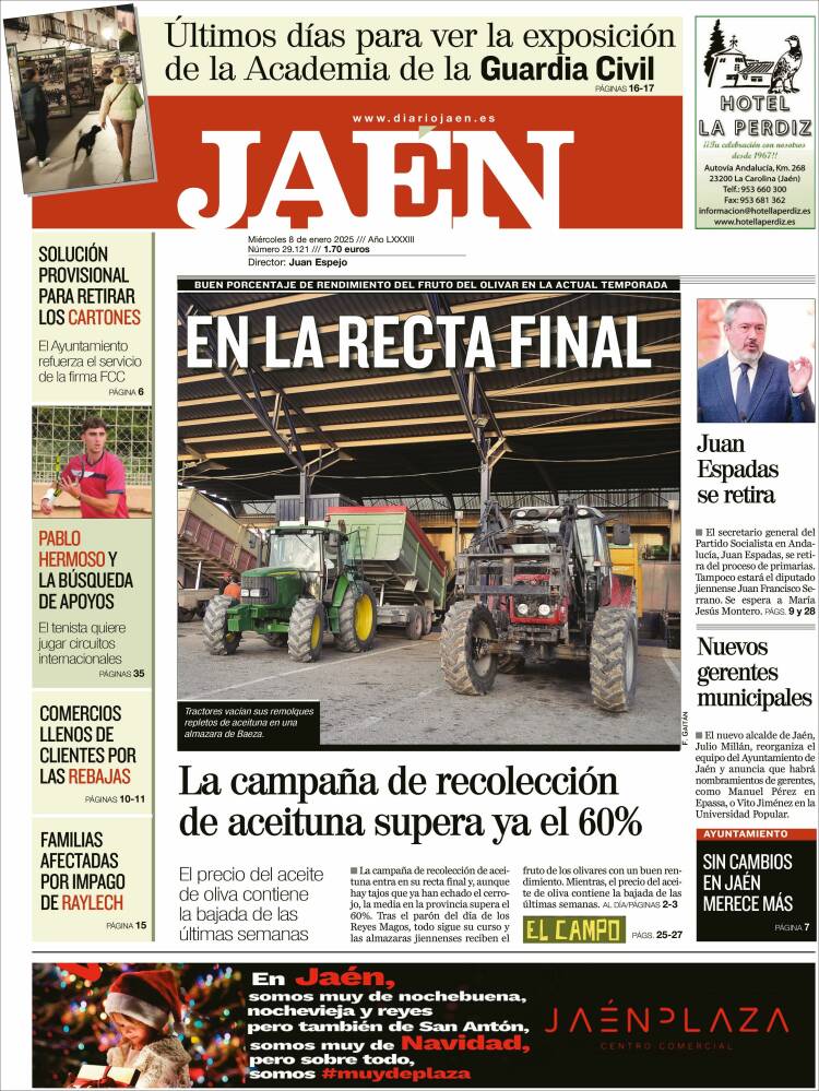 Portada de Diario Jaén (España)