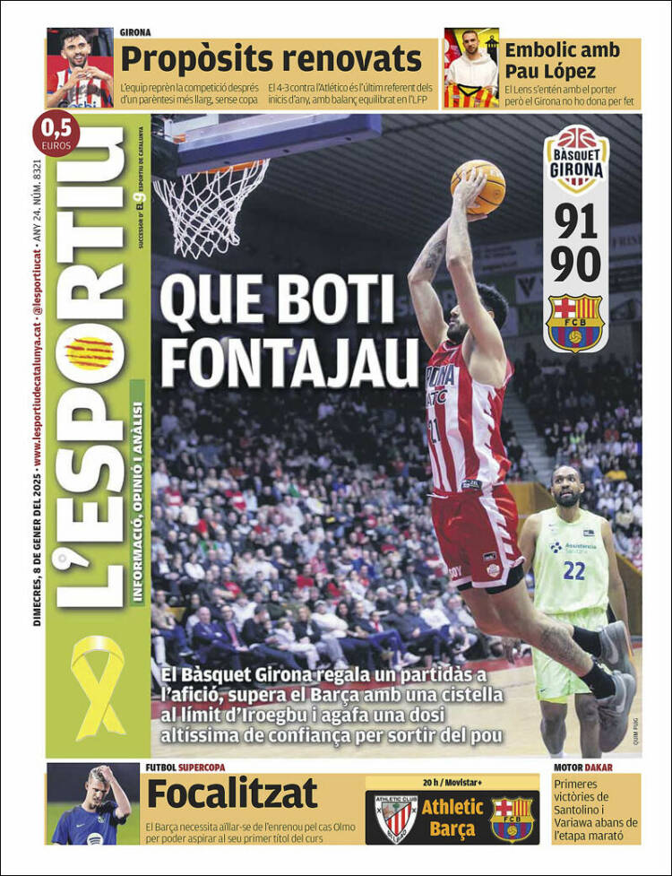 Portada de L'Esportiu : Girona (España)