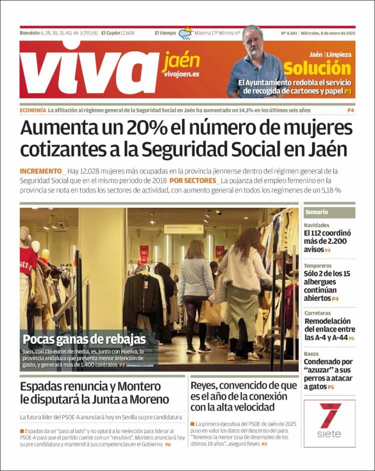Portada de Viva Jaén (España)