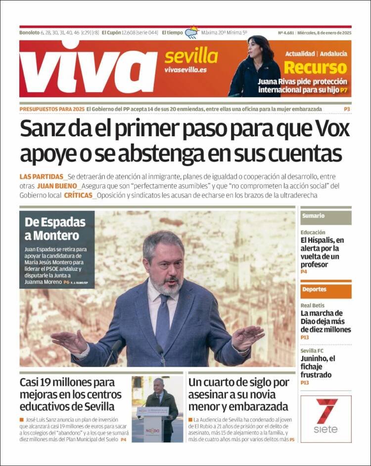Portada de Viva Sevilla (España)