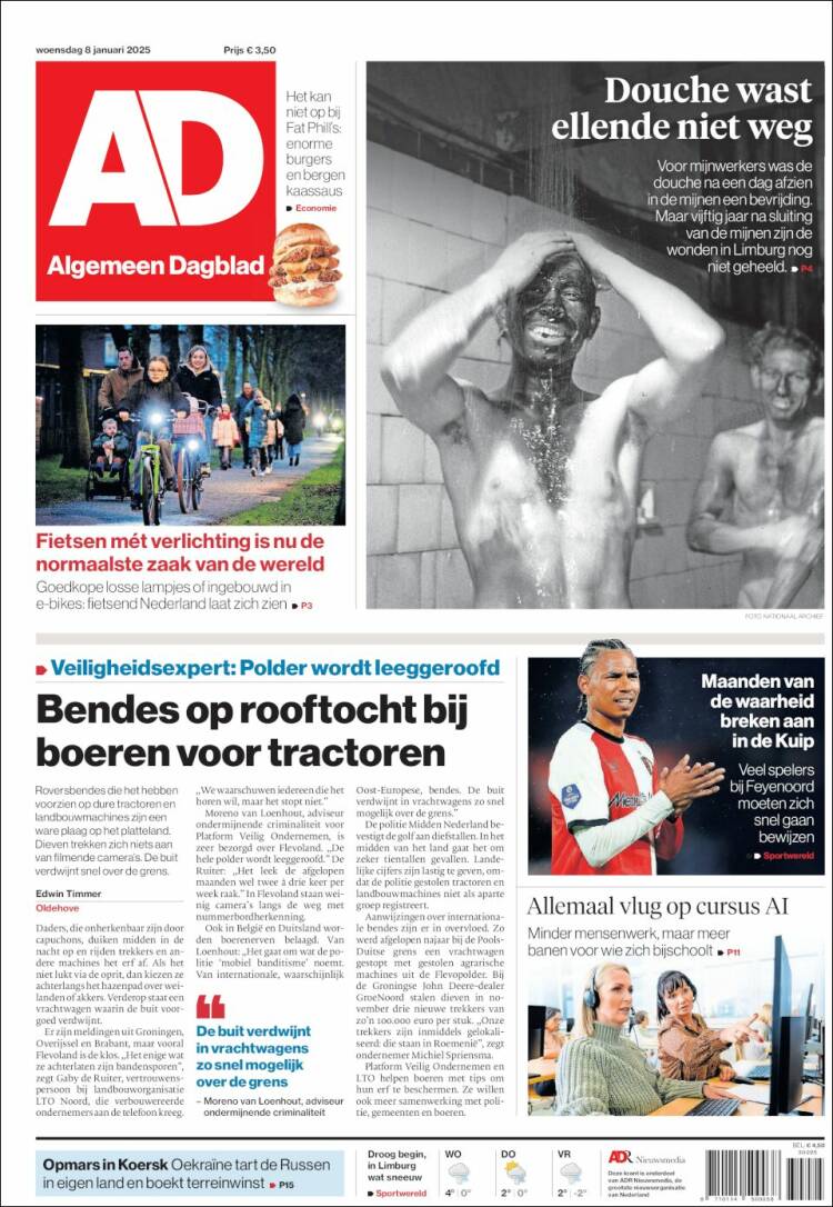 Portada de AD (Pa&iacute;ses Bajos)