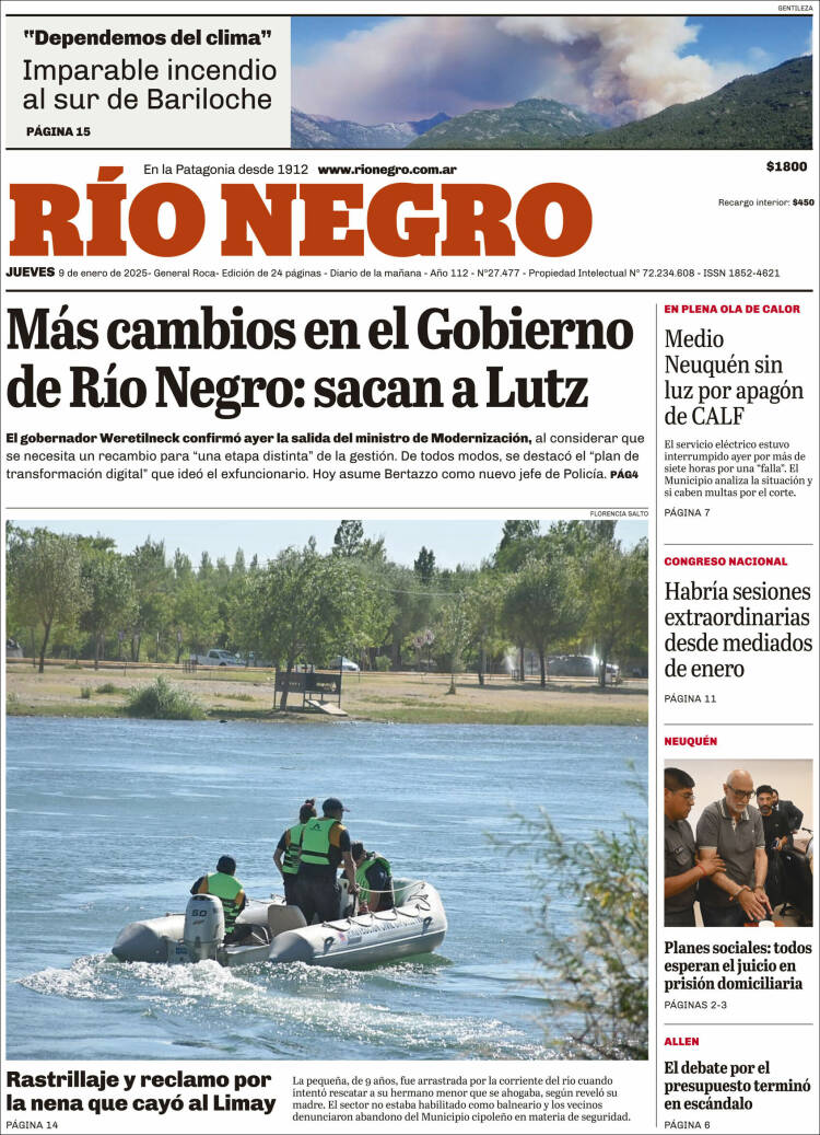 Portada de Rio Negro (Argentina)