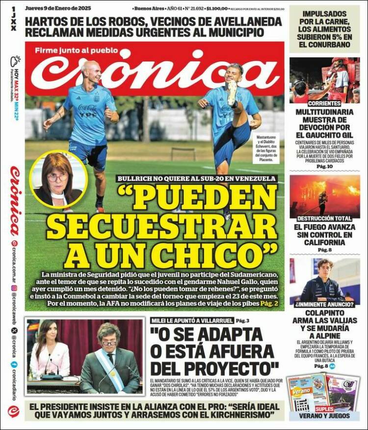 Portada de La Voz del Chaco (Argentina)