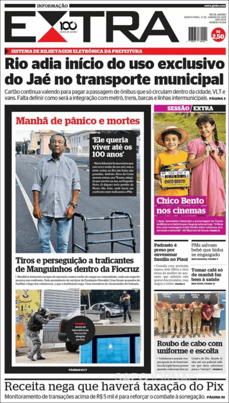 Portada de Extra (Brasil)