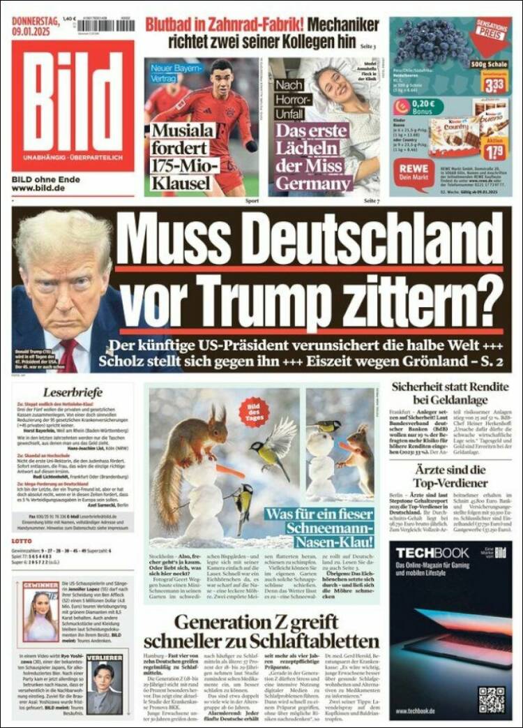 Portada de Bild (Alemania)