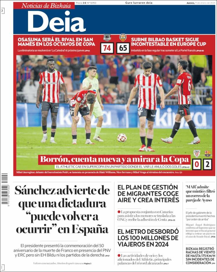 Portada de Deia (España)