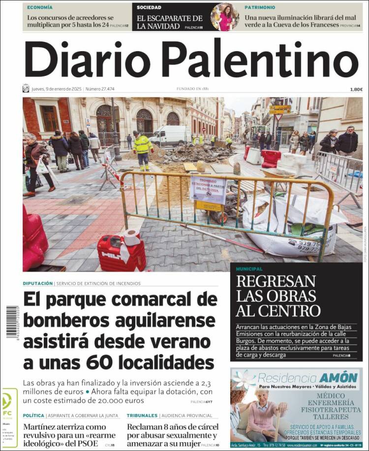 Portada de Diario Palentino (España)