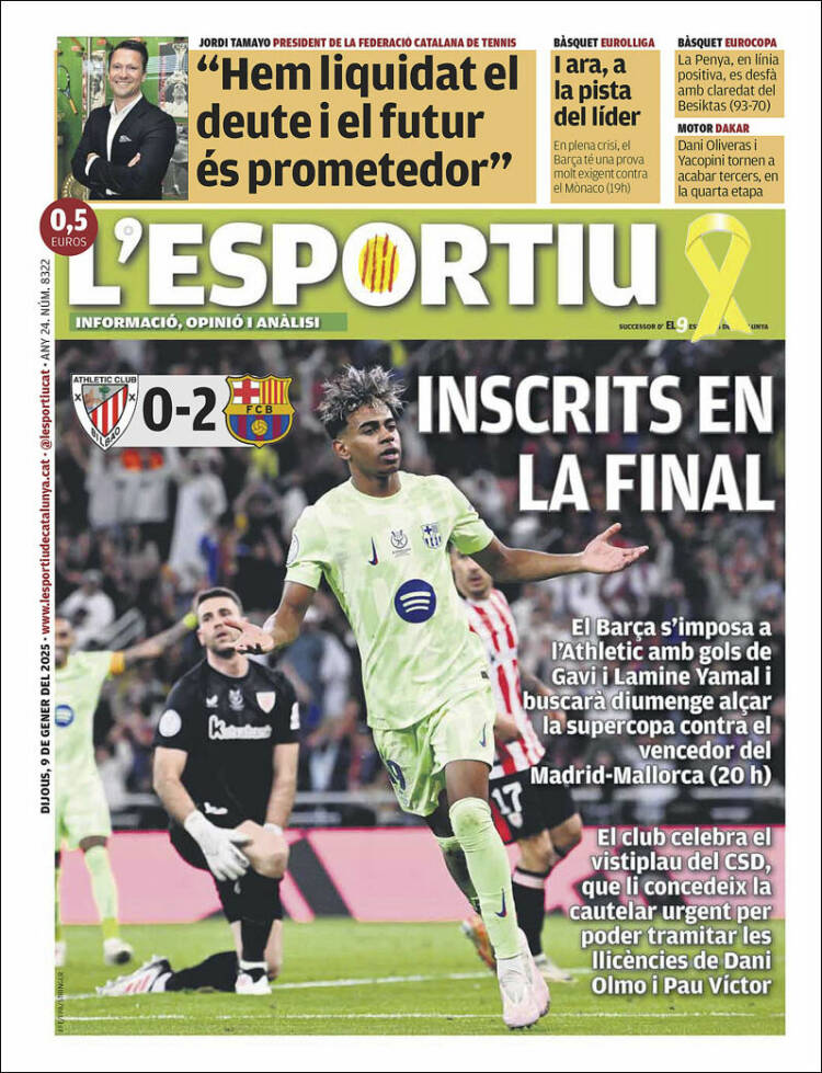 Portada de L'Esportiu (España)