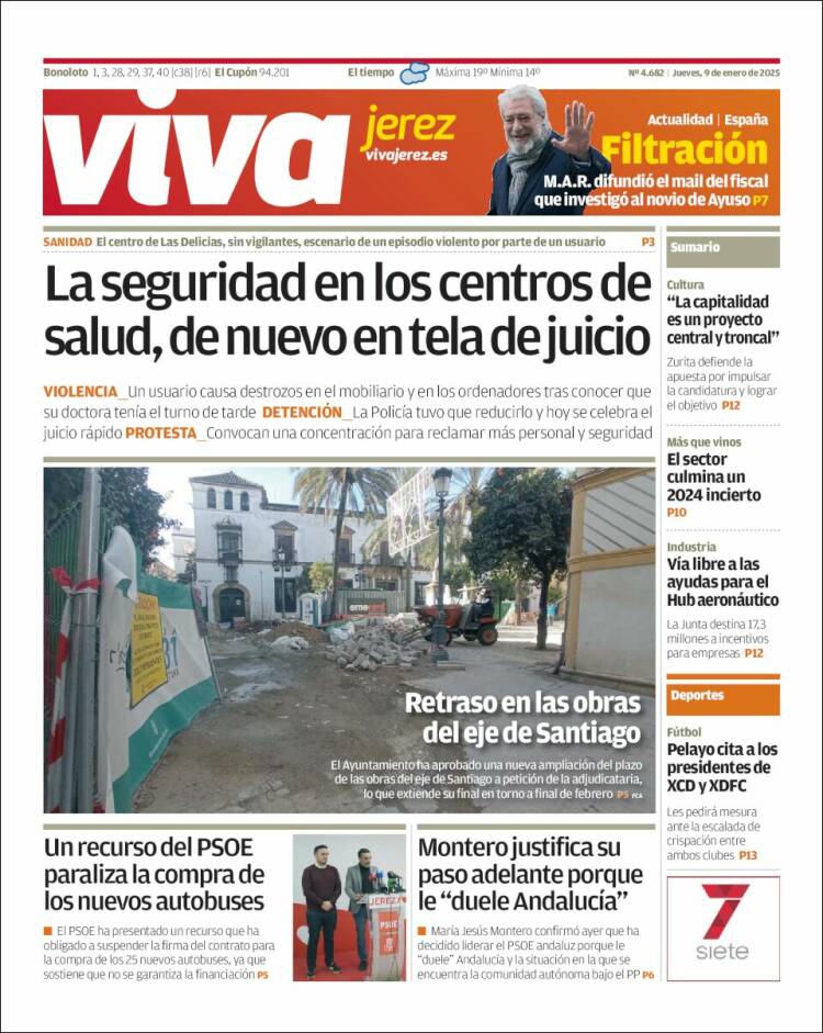 Portada de Información - Jerez (España)