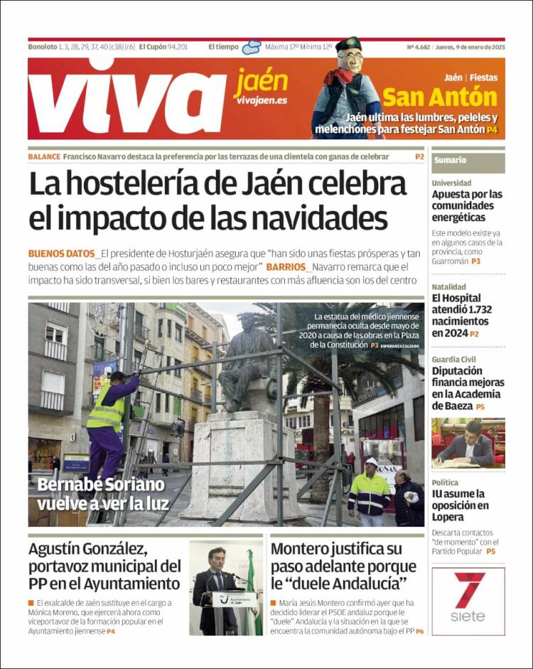 Portada de Viva Jaén (España)
